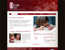 Tablet Screenshot of bethmd.com